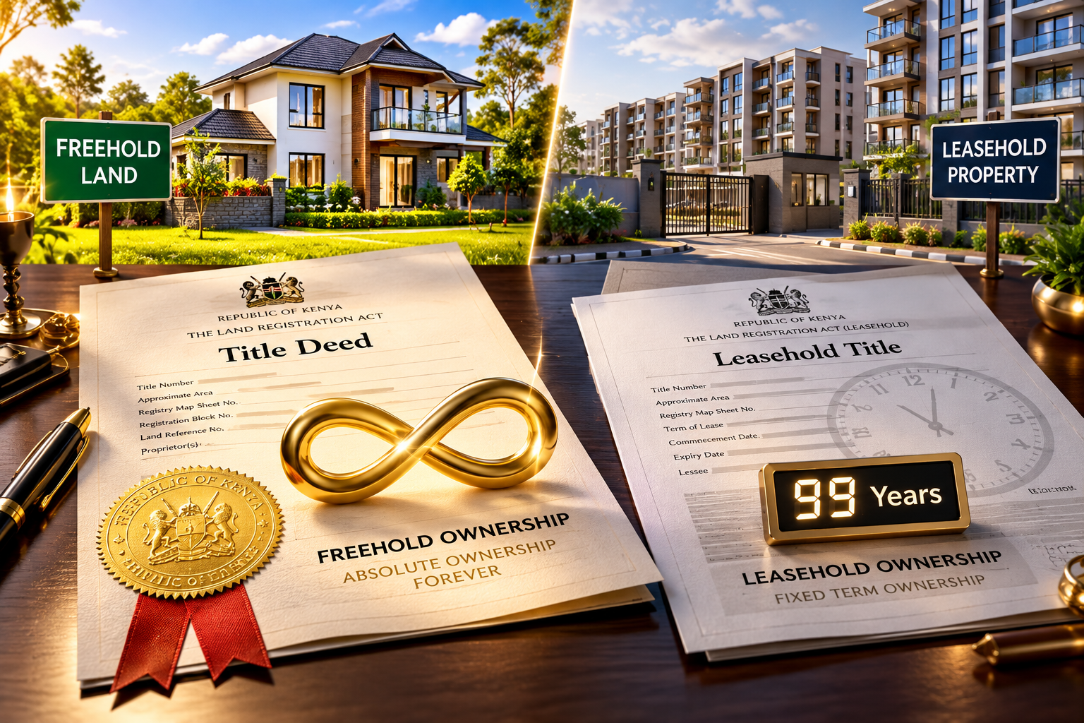 Freehold vs. Leasehold Title Deeds in Kenya: What Every Real Estate Investor Must Know